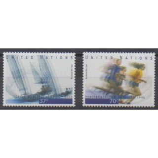 Acheter cette série de timbres des Nations Unies (bureau de New-York) de l'année 2005 (No 964/965).