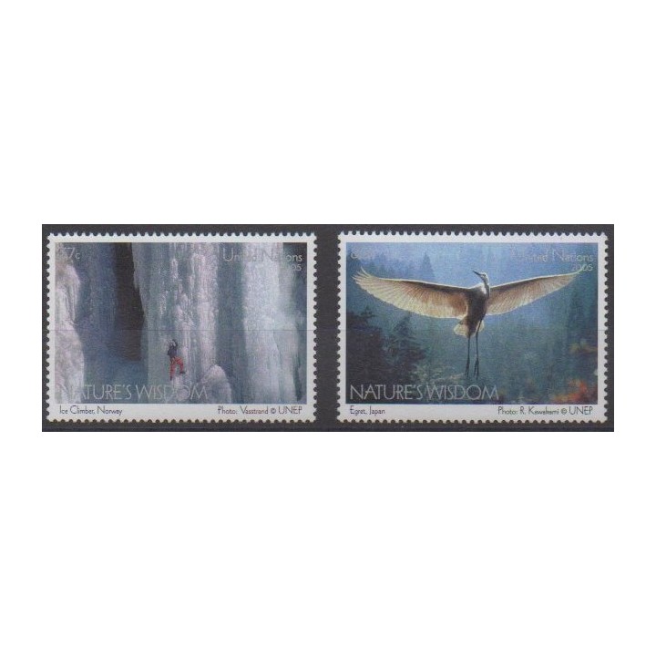 Buy this set of stamps of United Nations (UN - New York) of the year 2005 (Nb 957/958).