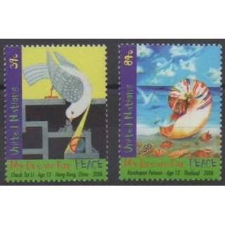 Buy this set of stamps of United Nations (UN - New York) of the year 2006 (Nb 1010/1011).