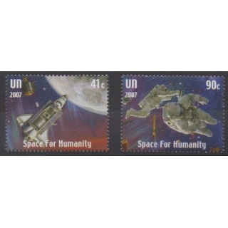 Acheter cette série de timbres des Nations Unies (bureau de New-York) de l'année 2007 (No 1054/1055).