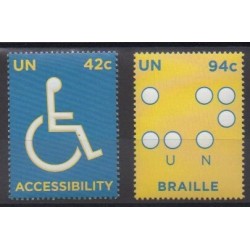 Nations Unies (ONU - New-York) - 2008 - No 1075/1076