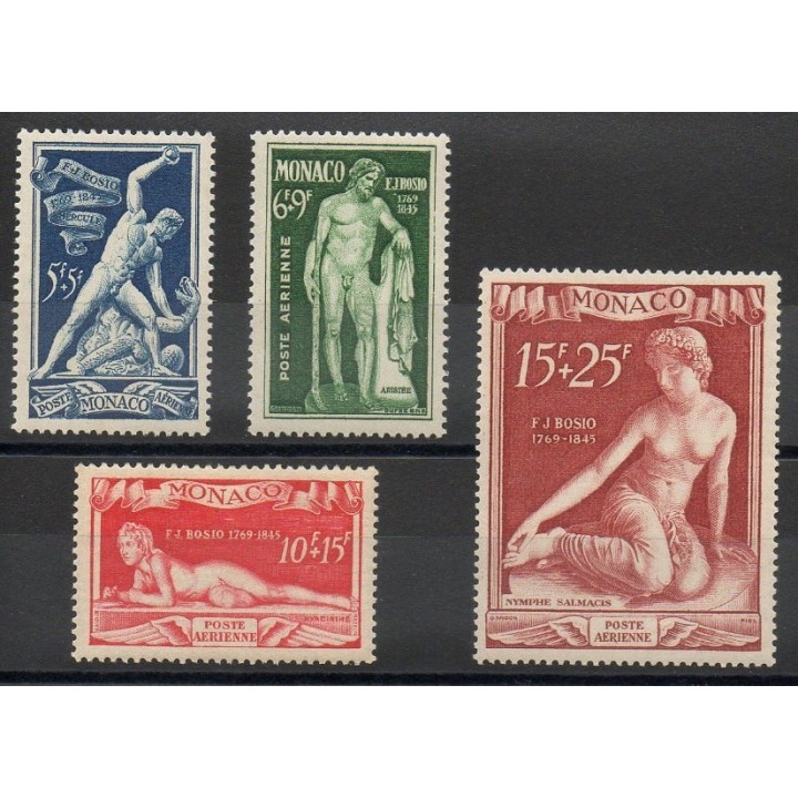 Timbres  - Monaco - Poste aérienne - 1948 - No PA28/PA31