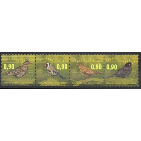 Bosnie-Herzégovine République serbe - 2015- No 613/616 - Oiseaux