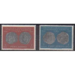 Pérou - 1961 - No PA160/PA161 - Monnaies, billets ou médailles