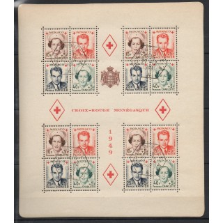 Timbres  - Monaco - Blocs et feuillets  - 1949 - No BF 3A - oblitéré