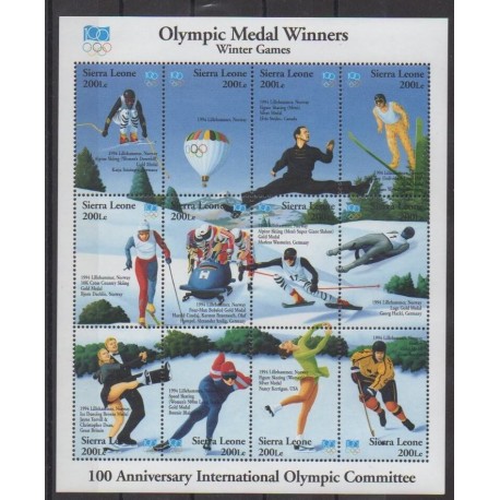 Sierra Leone - 1994 - Nb 1897/1908 - Winter Olympics