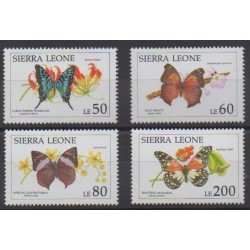 Sierra Leone - 1992 - No 1471/1474 - Insectes