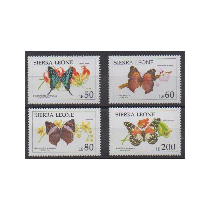 Buy this set of stamps of Sierra Leone of the year 1992 (Nb 1471/1474).