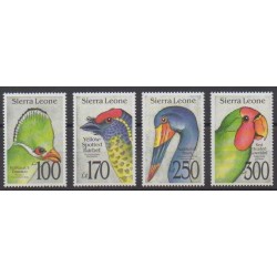 Sierra Leone - 1992 - No 1637/1640 - Oiseaux