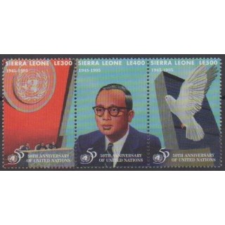 Acheter cette série de timbres de Sierra Leone de l'année 1995 (No 1967/1969).