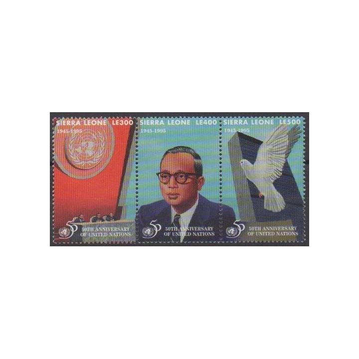 Buy this set of stamps of Sierra Leone of the year 1995 (Nb 1967/1969).