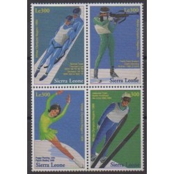 Sierra Leone - 1997 - No 2399/2402 - Jeux olympiques d'hiver