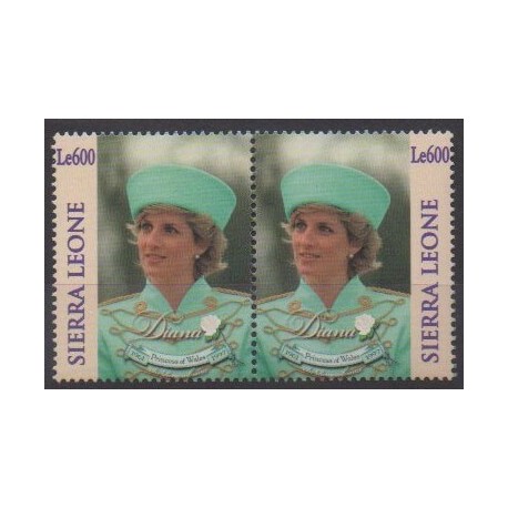 Sierra Leone - 1998 - No 2585/2586 - Royauté - Principauté
