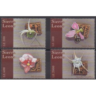 Acheter cette série de timbres de Sierra Leone de l'année 2000 (No 2949/2952).