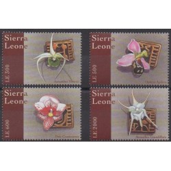 Sierra Leone - 2000 - Nb 2949/2952 - Orchids