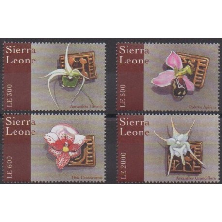 Sierra Leone - 2000 - Nb 2949/2952 - Orchids