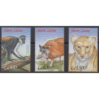 Buy this set of stamps of Sierra Leone of the year 1999 (Nb 2691/2693).