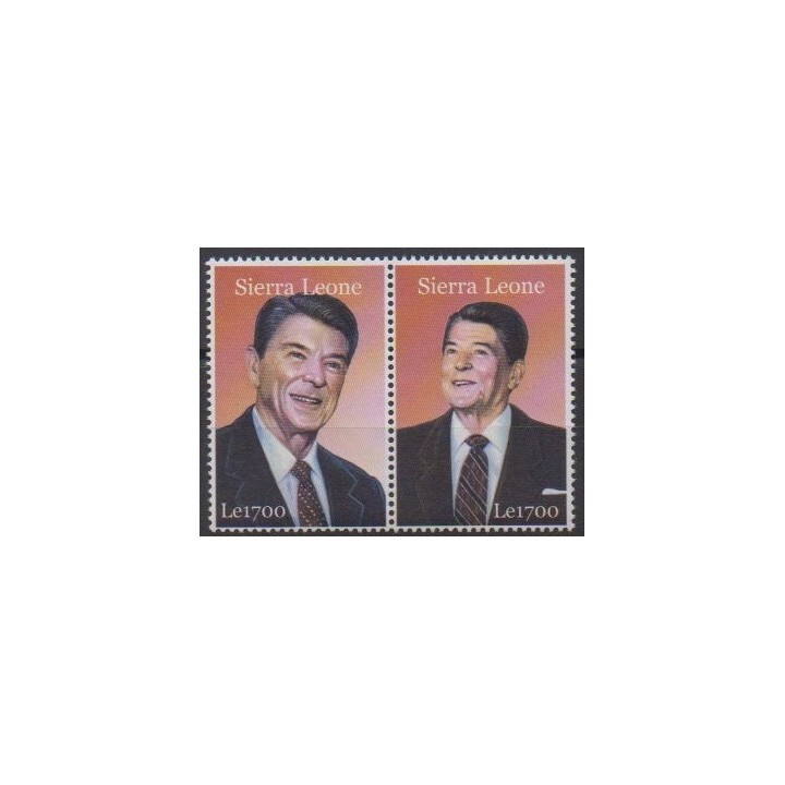 Acheter cette série de timbres de Sierra Leone de l'année 2002 (No 3616/3617).