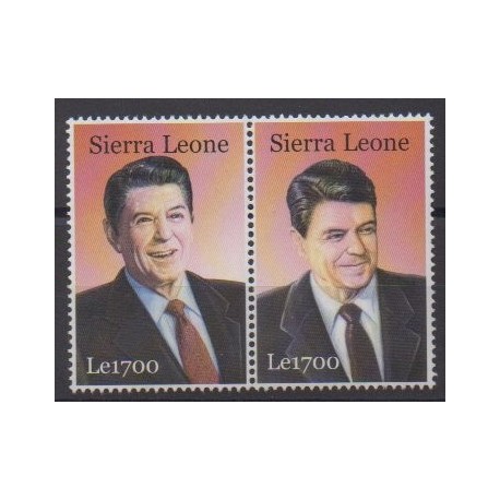 Sierra Leone - 2003 - No 3663/3664 - Célébrités