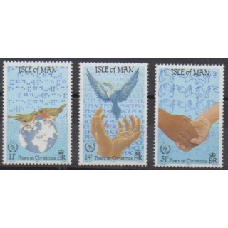 Acheter cette série de timbres de l'île de Man  de l'année 1986 (No 317/319).