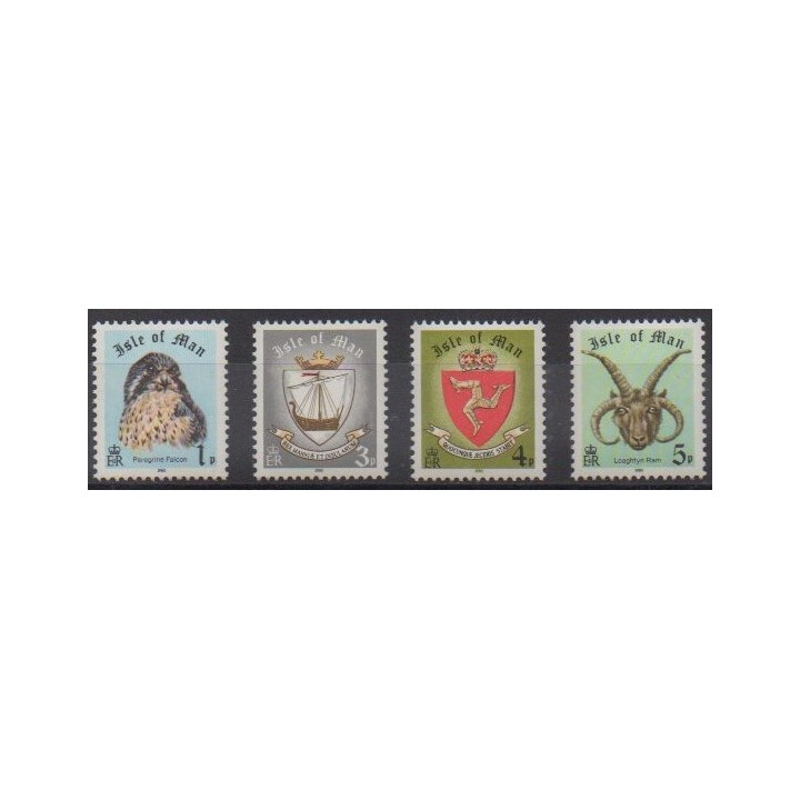 Acheter cette série de timbres de l'île de Man  de l'année 1980 (No 166/169).