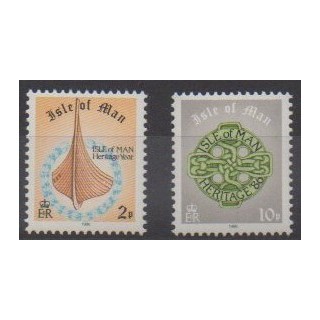 Acheter cette série de timbres de l'île de Man  de l'année 1986 (No 310/311).