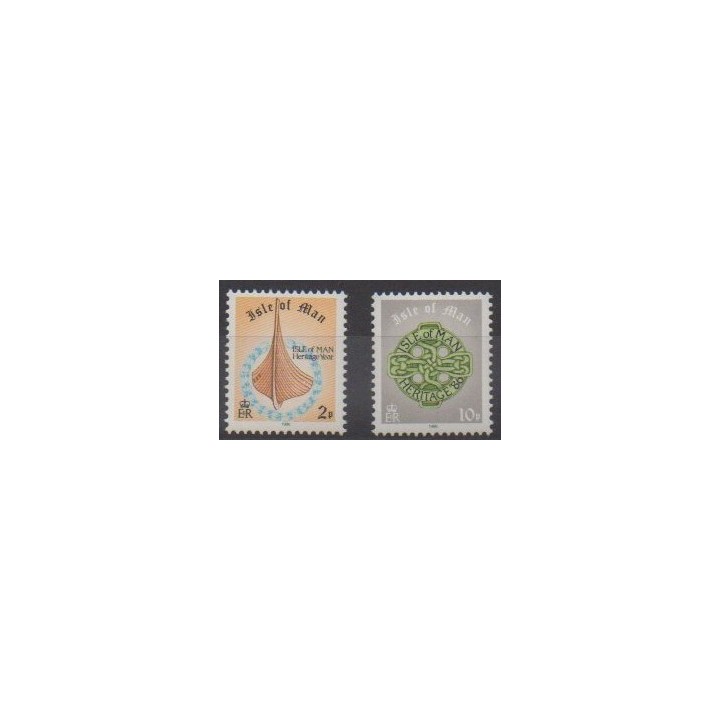 Buy this set of stamps of Isle of Man of the year 1986 (Nb 310/311).