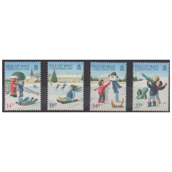 Buy this set of stamps of Isle of Man of the year 1990 (Nb 477/480).