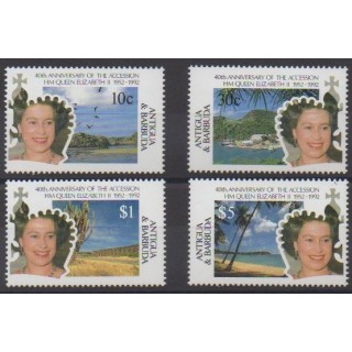 Buy this set of stamps of Antigua and Barbuda of the year 1992 (Nb 1417/1420).