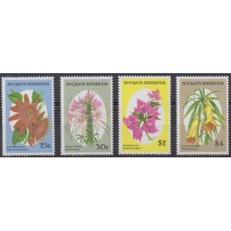Antigua et Barbuda - 1993 - No 1550/1553 - Fleurs