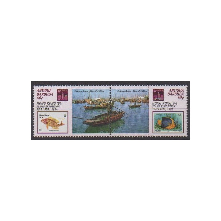 Buy this set of stamps of Antigua and Barbuda of the year 1994 (Nb 1661/1662).
