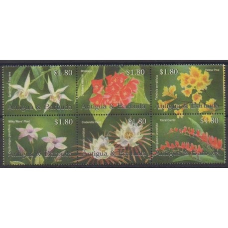 Antigua et Barbuda - 2002 - No 3222/3227 - Fleurs