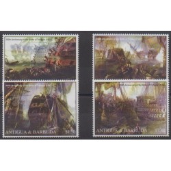 Antigua et Barbuda - 2005 - No 3616/3619 - Histoire militaire - Navigation