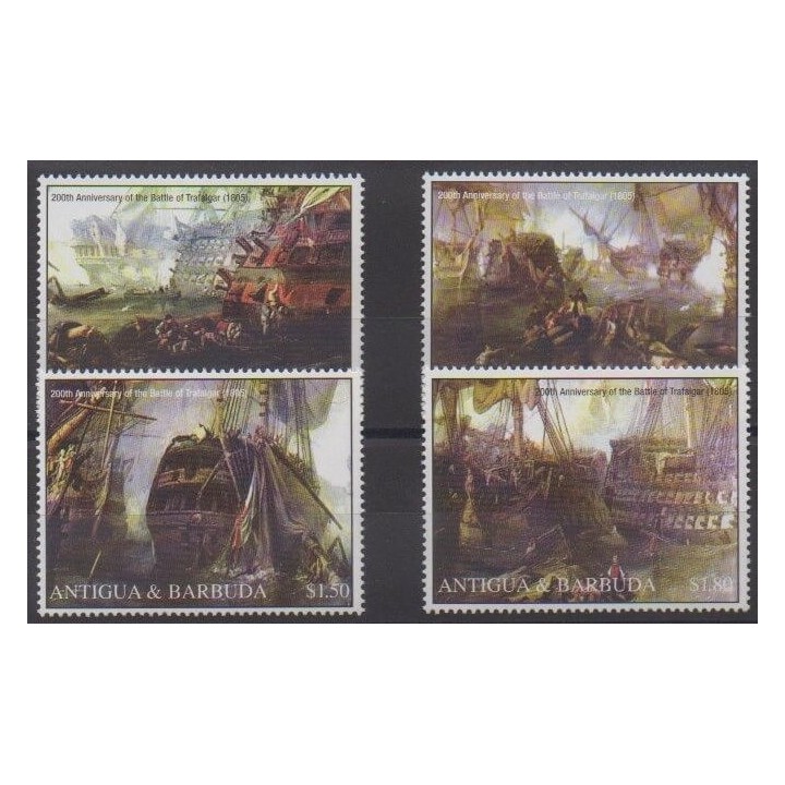 Buy this set of stamps of Antigua and Barbuda of the year 2005 (Nb 3616/3619).