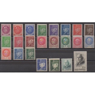 Buy this set of stamps of France of the year 1941 (Nb 505/525).