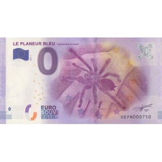 Billet souvenir touristique - 2016-1 - Le planeur bleu - Cacao  - (Guyane)