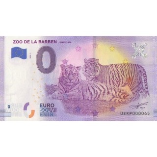 Billet souvenir touristique - 2020-1 - Zoo de la Barben - (Bouches-du-Rhône)