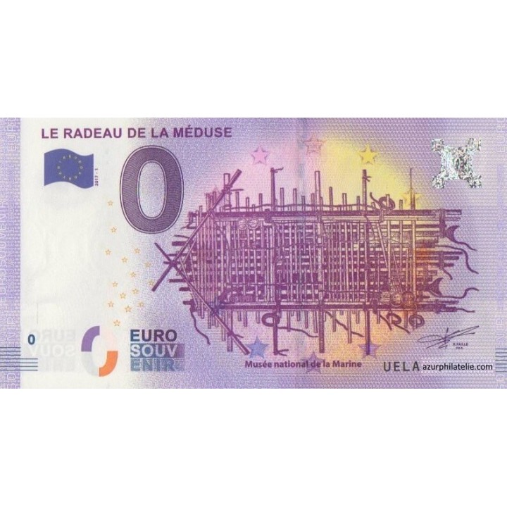 Billet souvenir - Le Radeau de la Méduse - 2017