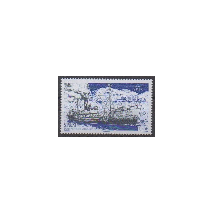 Buy this stamp of Saint-Pierre et Miquelon of the year 2021 (Bearn S.P.E.C).