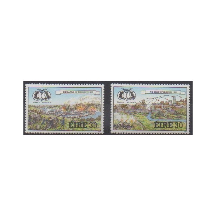 Acheter cette série de timbres d'Irlande de l'année 1990 (No 717/718).