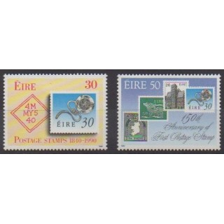 Buy this set of stamps of Ireland of the year 1990 (Nb 719/720).