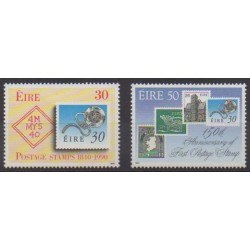 Ireland - 1990 - Nb 719/720 - Stamps on stamps