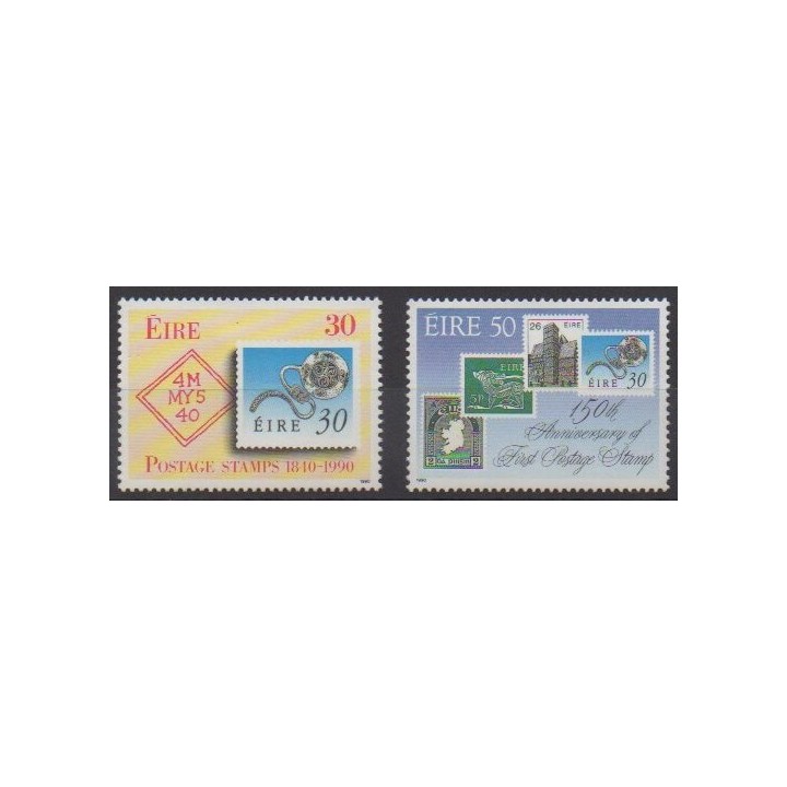 Buy this set of stamps of Ireland of the year 1990 (Nb 719/720).