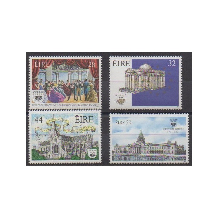 Buy this set of stamps of Ireland of the year 1991 (Nb 758/761).