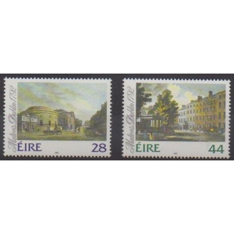 Irlande - 1992 - No 807/808 - Peinture