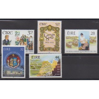 Acheter cette série de timbres d'Irlande de l'année 1993 (No 832/836).
