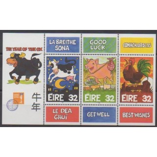 Acheter cette série de timbres d'Irlande de l'année 1997 (No 985/987).