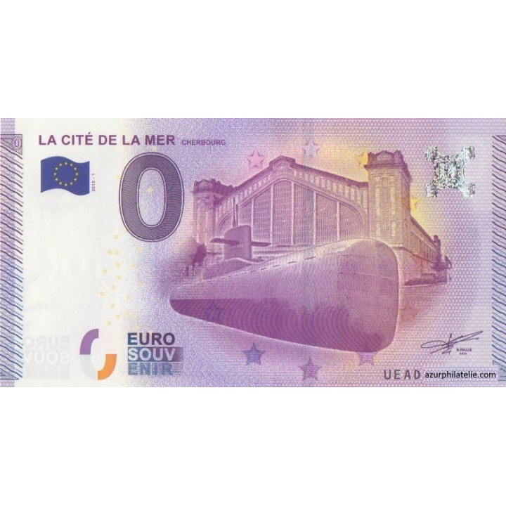 Billet souvenir - La cité de la mer - 2015