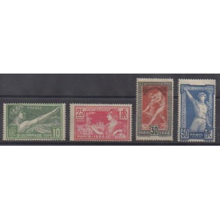 Buy this set of stamps of France of the year 1924 (Nb 183/186). - Mint hinged