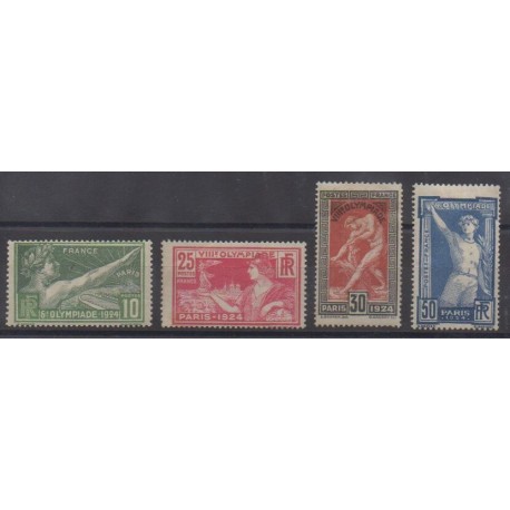 France - Poste - 1924 - No 183/186 - Jeux Olympiques - Neufs avec charnière